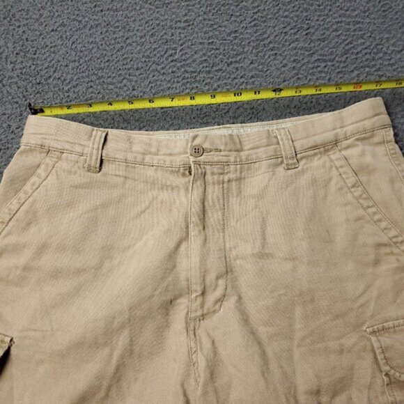 Dockers Shorts Cargo Brown Cotton Mens Size 34 x10 - Picture 10 of 12